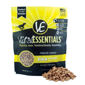 Vital Freeze Dried Duck Patties For Dogs 14oz Vital essential, Freeze Dried, duck, mini patties, Dog food, dog